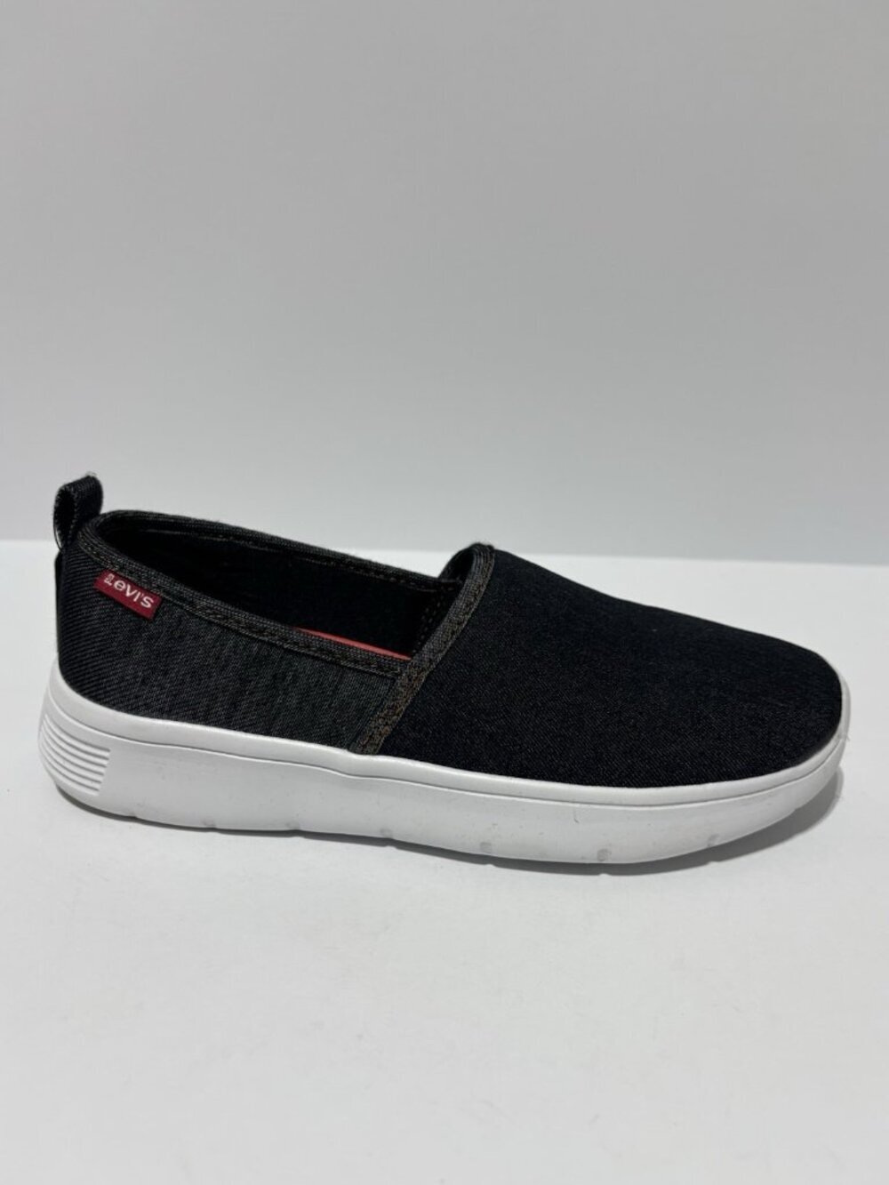 Levi’s Women’s Union Denim Black Slip-On Shoes, Size 6.5 M